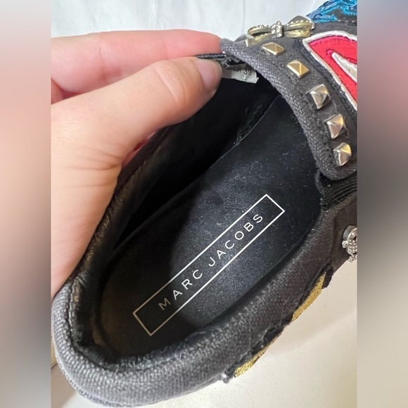 Marc Jacobs Mercer Slip On In Negro Black 8 1/2 - Picture 12 of 15